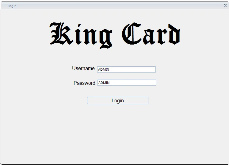 King Card login