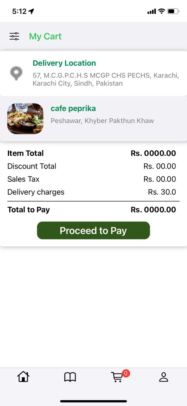Khatir mobile interface