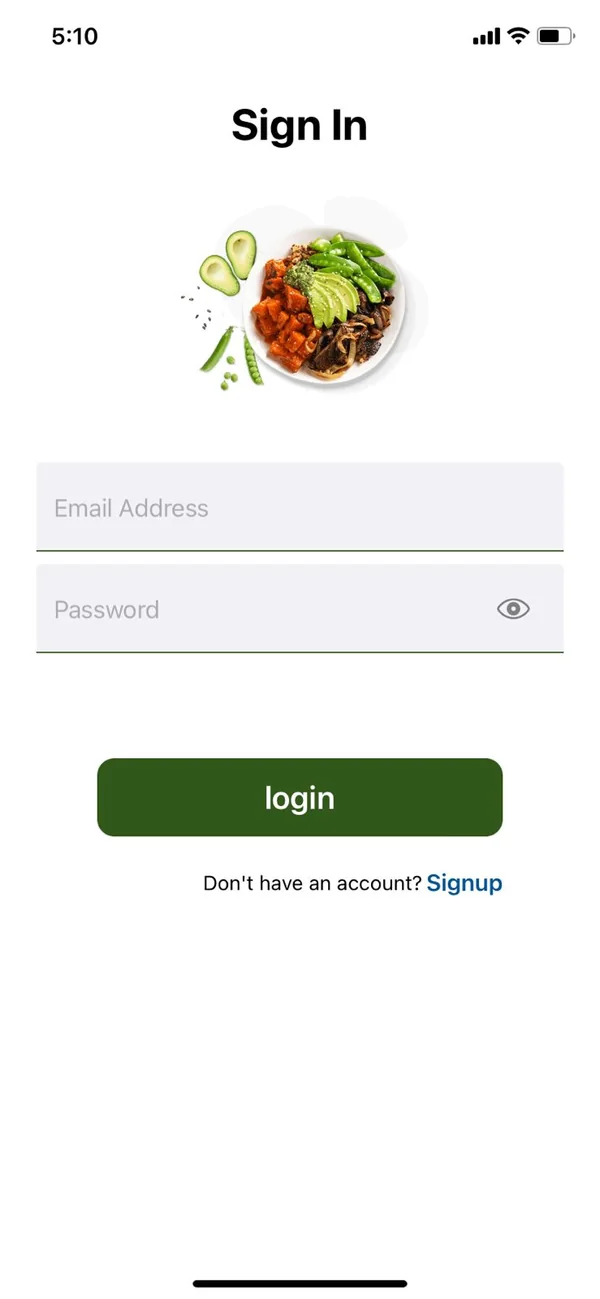 Khatir mobile interface